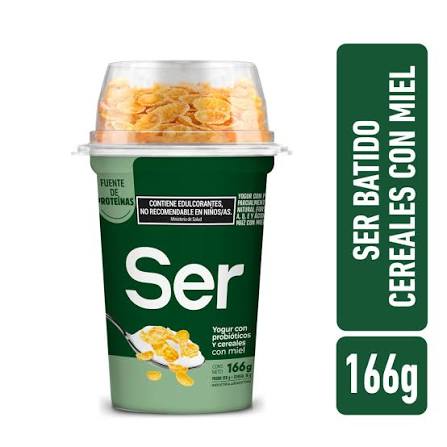 YOGUR SER C/CEREALES 166 GRS PROB KOR /MIEL